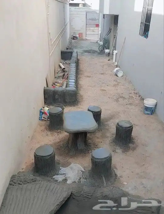 نحت اسمنت ديكور شلالات أحواض زراعه تنسيق نوافير مؤسسة العبر 9