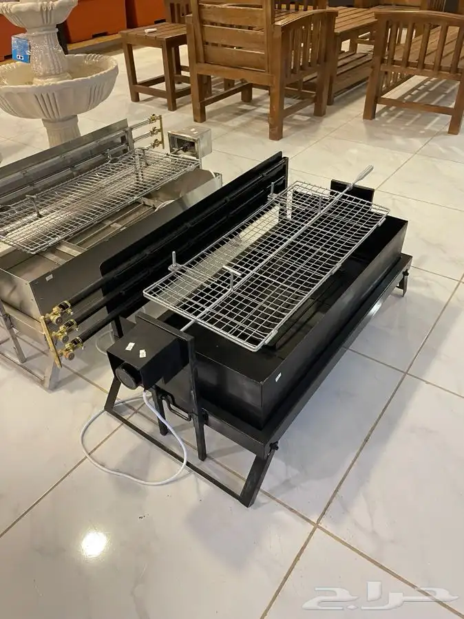 شواية دوران كهرب غاز وفحم 0