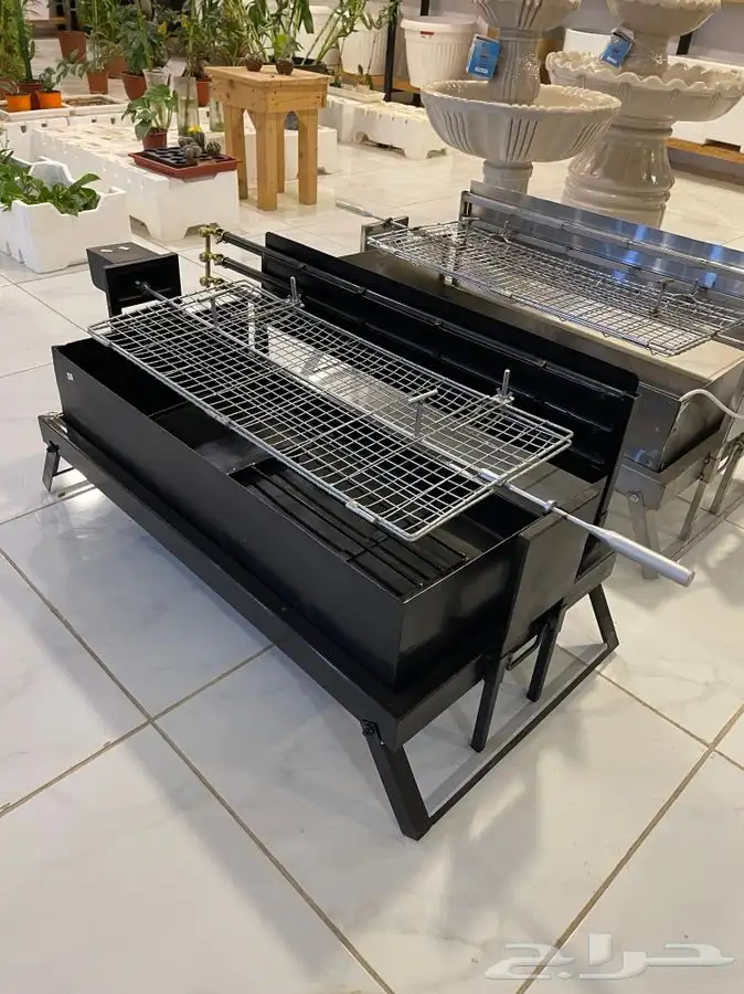 شواية دوران كهرب غاز وفحم 1