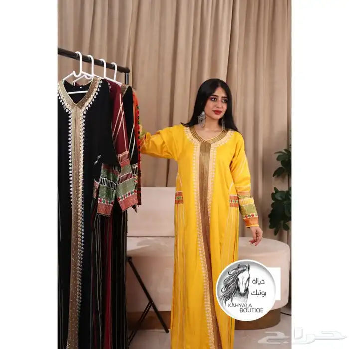 جلابيات عسيريه الخامه كريب ملكى درجه اولى 18