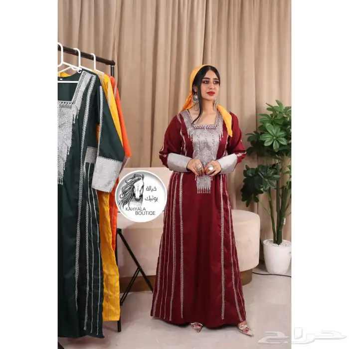 جلابيات عسيريه الخامه كريب ملكى درجه اولى 4