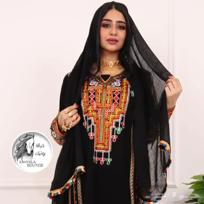 جلابيات عسيريه الخامه كريب ملكى درجه اولى 0