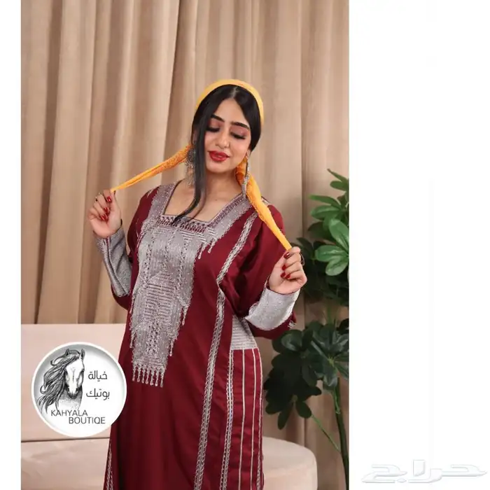 جلابيات عسيريه الخامه كريب ملكى درجه اولى 6