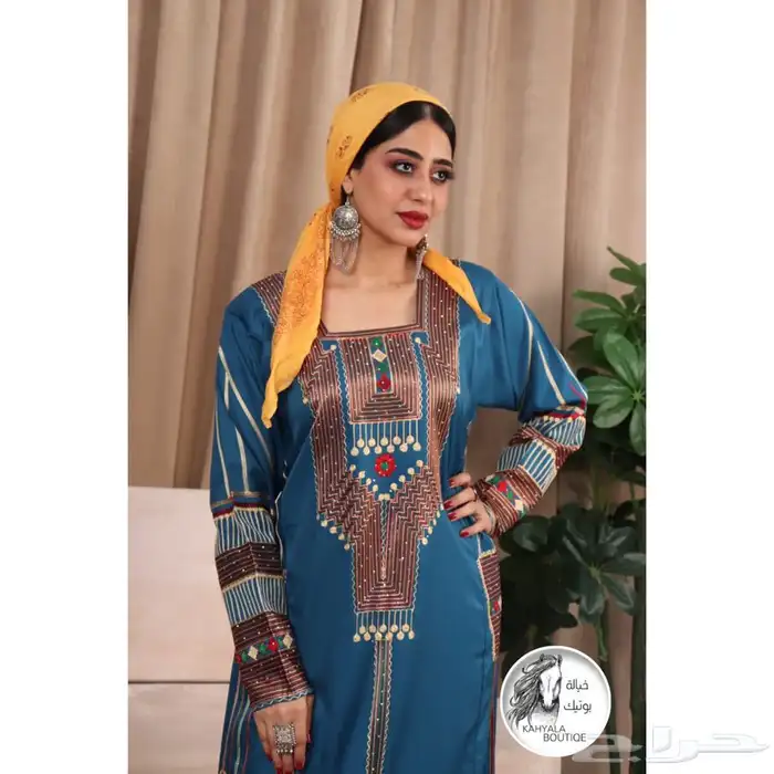 جلابيات عسيريه الخامه كريب ملكى درجه اولى 9