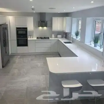 مطابخ خشب والمنيوم وصاج وخزائن ورخام صناعي 4