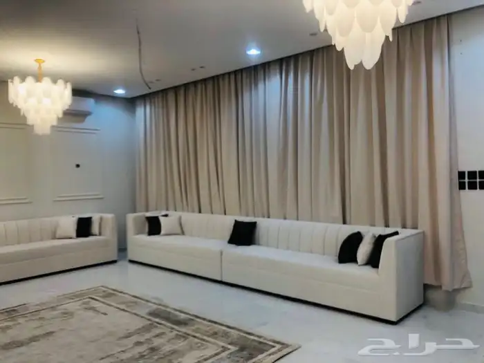 كنب امريكي مودرن جودة -ضمان خشب-اسفنج طقم L جاهز خلال5 ايام 12