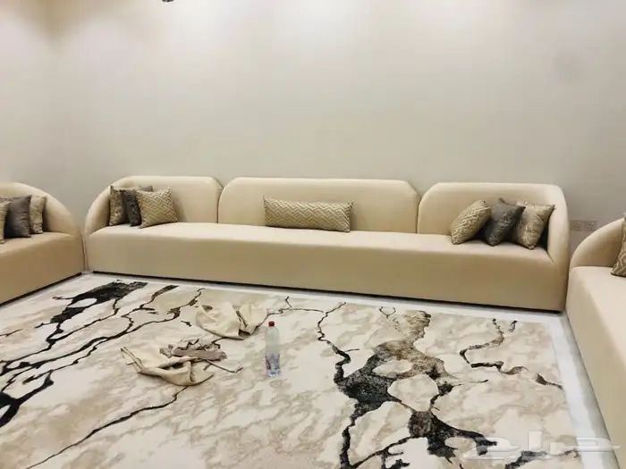 كنب امريكي مودرن جودة -ضمان خشب-اسفنج طقم L جاهز خلال5 ايام 21