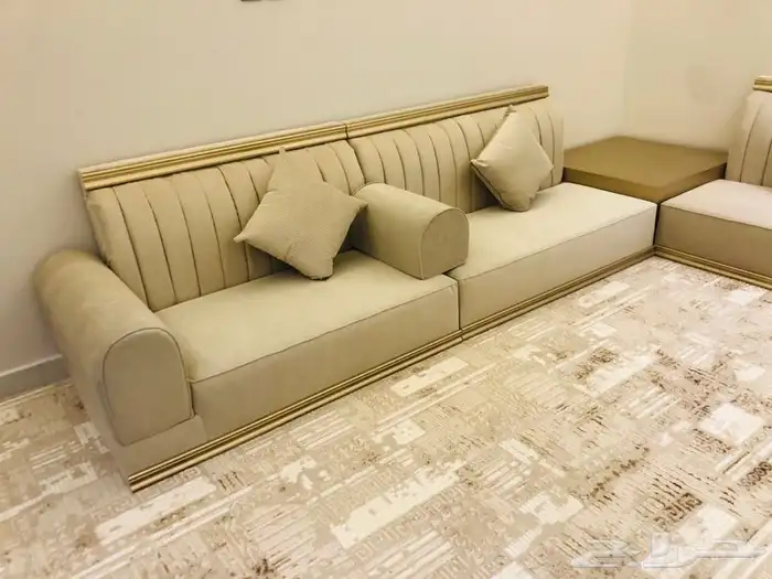 كنب امريكي مودرن جودة -ضمان خشب-اسفنج طقم L جاهز خلال5 ايام 46