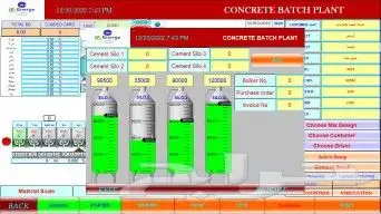 منظومة تشغيل أوتوماتيك لمحطات الخرسانه الجاهزه والبلك 3