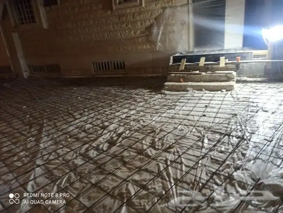 اعمال ارضيات الكافي والخرسانة ومايكرو سمنت بردورات انترلوك 9