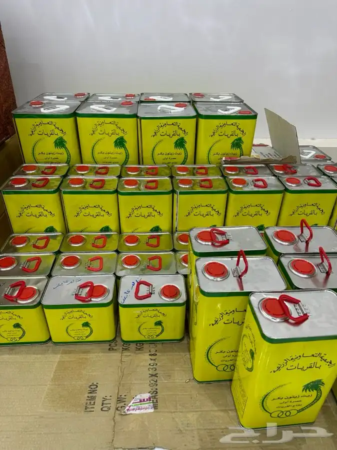 للبيع زيت زيتون اصلي انتاج مزارعنا 0