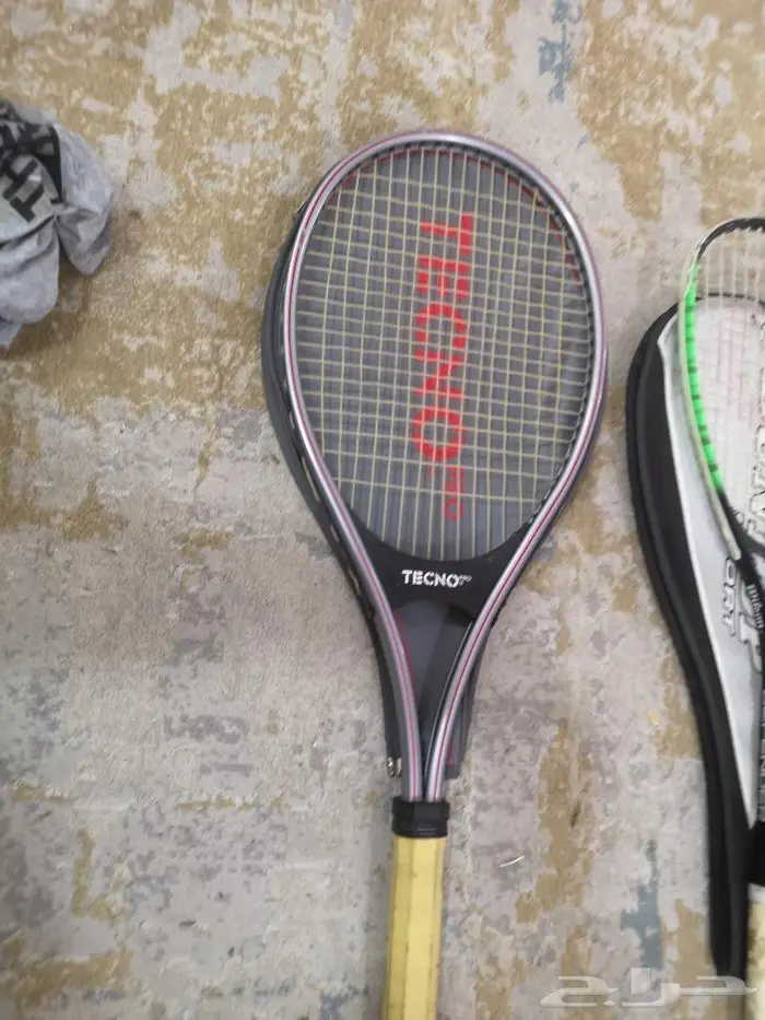 مجموعة مضاريب مشكلة تنس طاولة  تنس ارضي تكنو مضاريب دنلوب 2