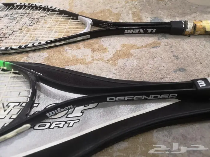 مجموعة مضاريب مشكلة تنس طاولة  تنس ارضي تكنو مضاريب دنلوب 3