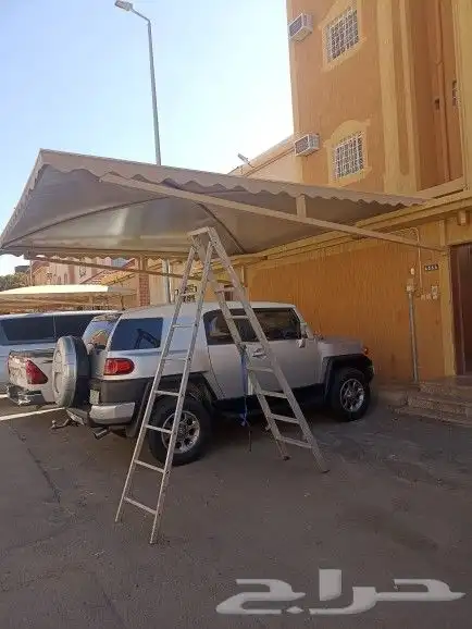 مظلات سواتر جلسات مواقف سيارات هناجر 2