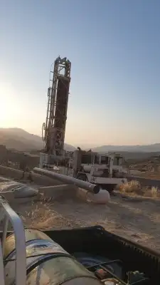 كشف مياه حفار ابارتنزيل مواسير تصوير الابار المحفوره كمرة فل 16