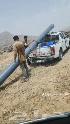 كشف مياه حفار ابارتنزيل مواسير تصوير الابار المحفوره كمرة فل 11