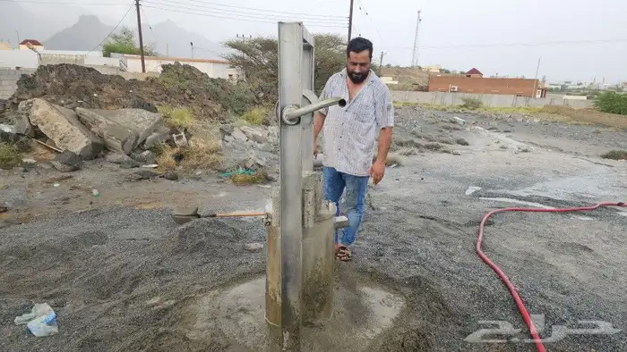 كشف مياه حفار ابارتنزيل مواسير تصوير الابار المحفوره كمرة فل 7