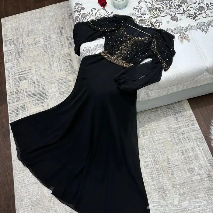 اجمل وارقى فساتين السهرات والمناسبات نوفر مديلات كثيره 6