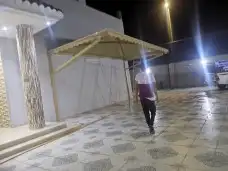 مظلات وسواتر جلسات برجولات هناجر مستودعات موقف سيارات مظلات 6