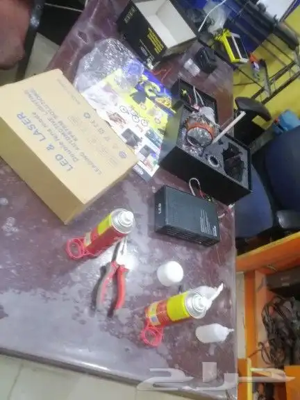 أنوار عدسات زنون ليدات إصلاح شمعات عدسات ليزر مثبت سرعه كهرب 37