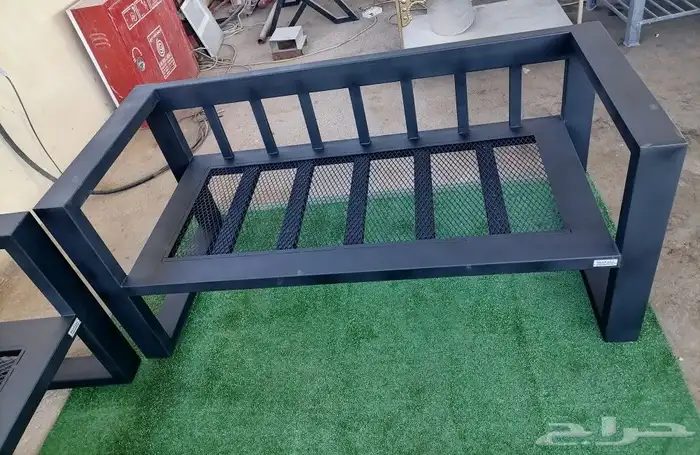 كنب مجلس حدائق حديد مشب منقل نار 2