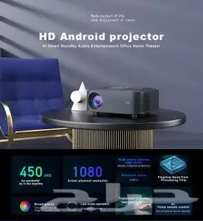 تم توفير بروجكتر اندرويد شامل التوصيل للاحيا القريبه 2