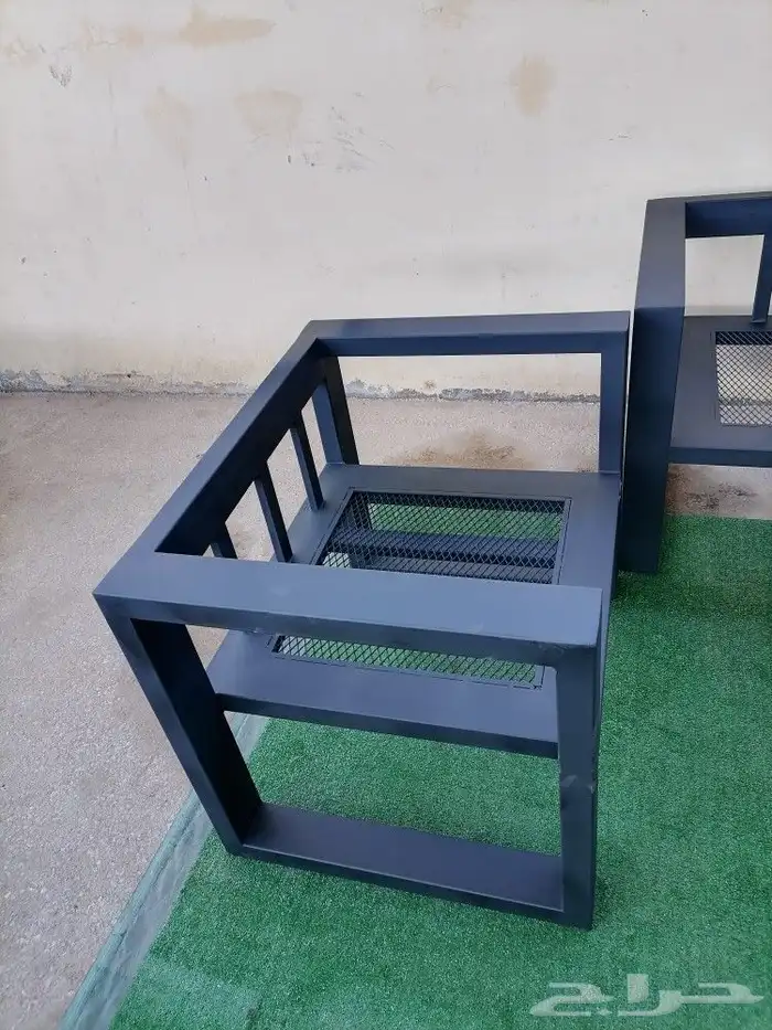 كنب مجلس حدائق حديد مشب منقل نار 3