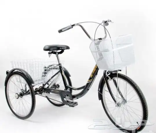 سيكل ثلاث كفرات سله خلفي او مرتبك مقاس كبير 0