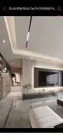 ديكورات شاشه بديل خشب بديل رخام عشب صناعي مرايا وجميع الاصب 9
