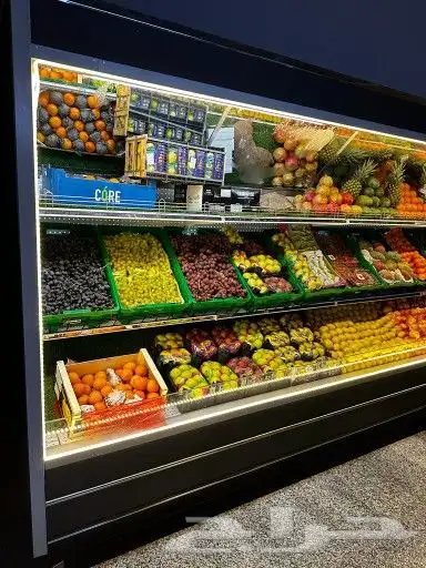 تلاجات تبريد عرض خضار وفواكه للبيع 8
