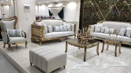 مفروشات كنب متصل و طقم تفصيل تنجيد 4