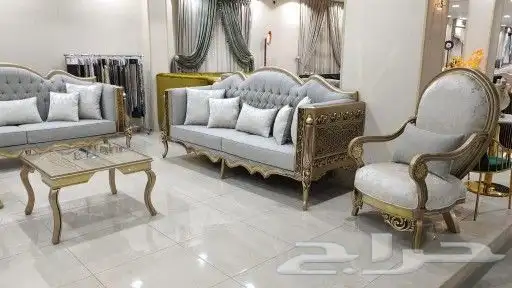 مفروشات كنب متصل و طقم تفصيل تنجيد 0