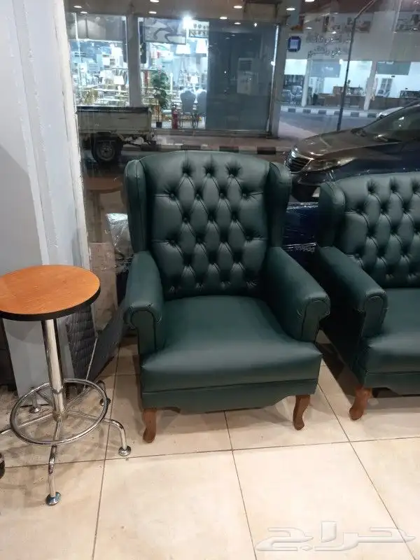 تفصيل جاهز كنبات جلد كراسي كوفي شوب كراسي فنادق 6