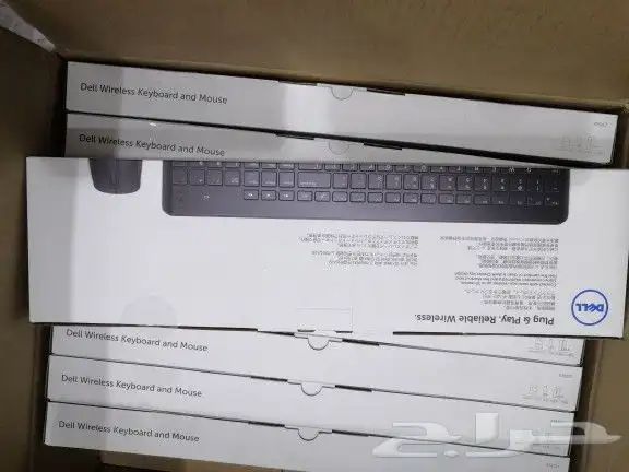 كيبورد وماوس DELL لاسلكي جديد بضمان سنتين Dell KM3322W 6