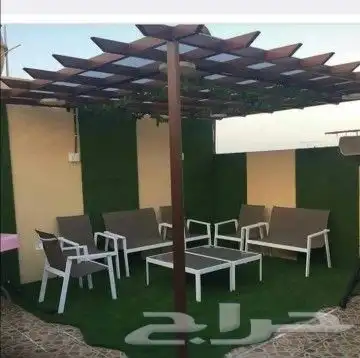مظلات وسواتر وجلسات وجميع أعمال الحداده 34