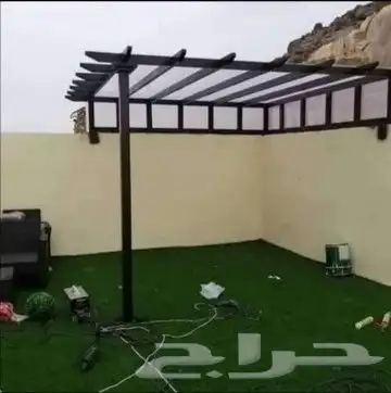 مظلات وسواتر وجلسات وجميع أعمال الحداده 36