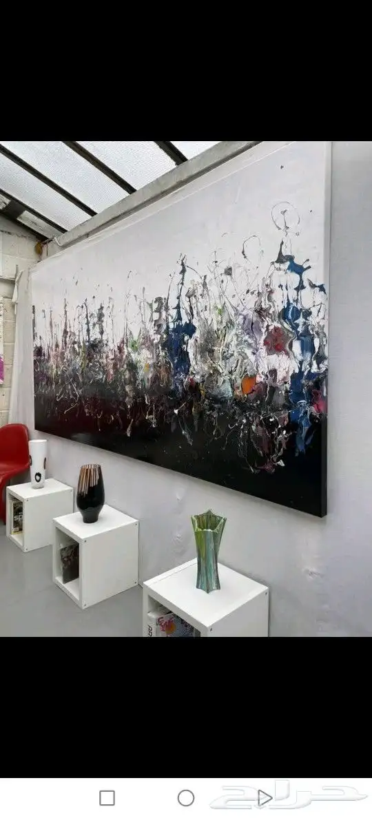 لوحات فنيه مودرن رسم يدوي إحترافي 2
