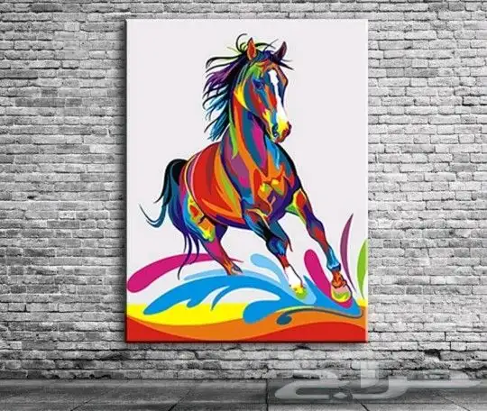 لوحات فنيه مودرن رسم يدوي إحترافي 3