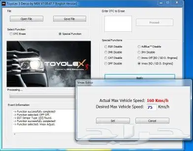برنامج Toyolex 4 لتعديل ملفات تويوتا ولكزس 1