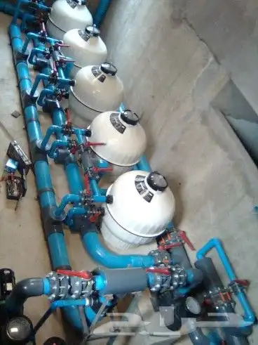 تصميم و تنفيذ مسابح و تصليح عمليات الفلترة و 3