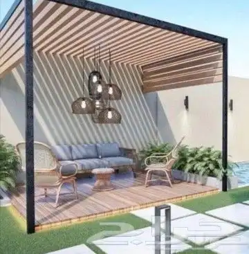 مظلات وسواتر وجميع أعمال الحداده 29