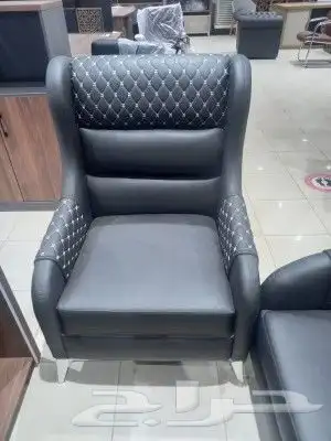 تفصيل جاهز كنبات جلد للمكاتب وفنادق وكوفي شوب و كراسي طعام 5