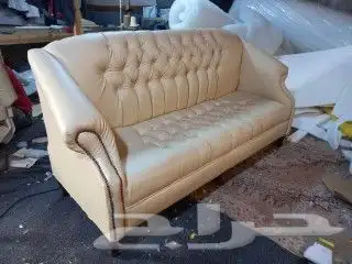 تفصيل جاهز كنبات جلد للمكاتب وفنادق وكوفي شوب و كراسي طعام 1