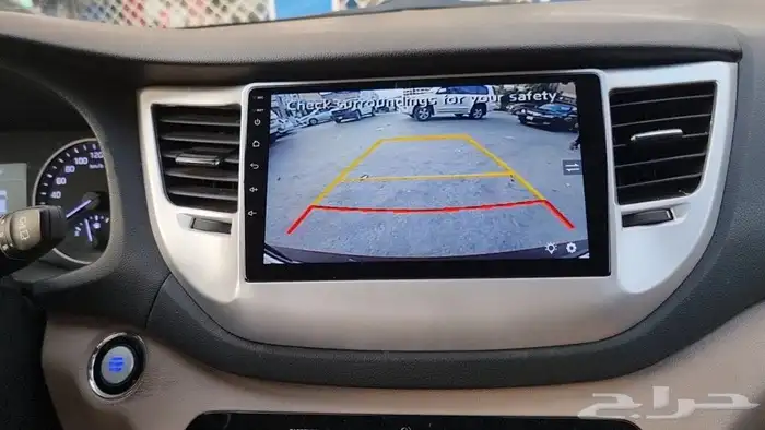 شاشة توسان 2017 مع كامره خلفيه واماميه و CarPlay 2