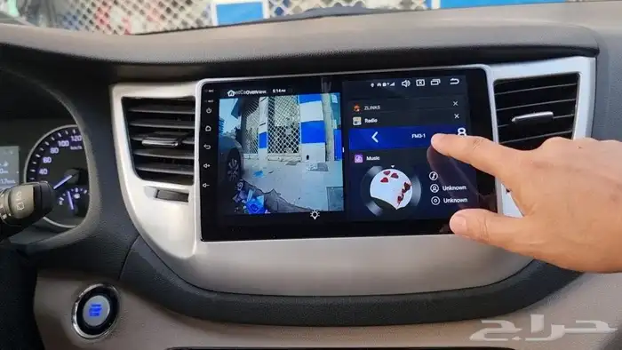 شاشة توسان 2017 مع كامره خلفيه واماميه و CarPlay 4