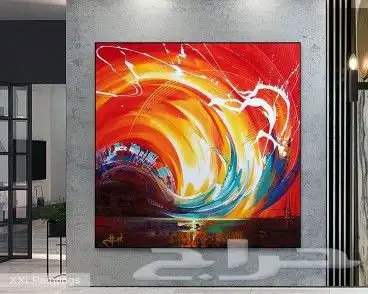 لوحات رسم فن تشكيلي بالفرشاه 5