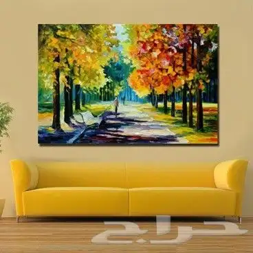 لوحات رسم فن تشكيلي بالفرشاه 6