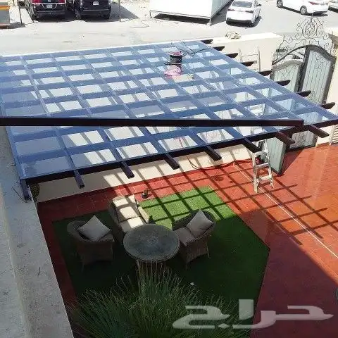 مظلات و سواتر وجميع اعمال الحداده لتواصل ابو محمد 0552299570 6