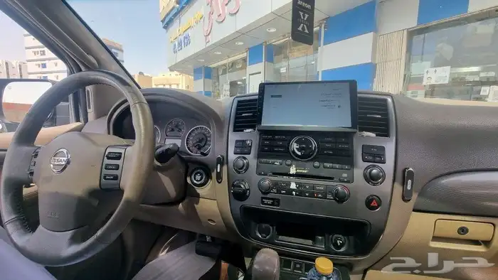 شاشة نيسان ارمادا 2010 توليف مع كامره خلفيه 1