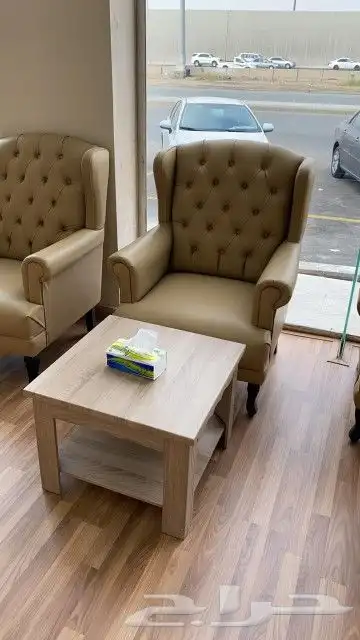 كراسي وطقوم جلد مقاهي منزلي فندقي مكتبي 2